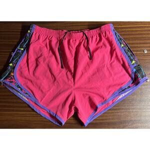 BOXERCRAFT MEN'S Swim Shorts X-Large Pink W/purple Graffiti Stripe